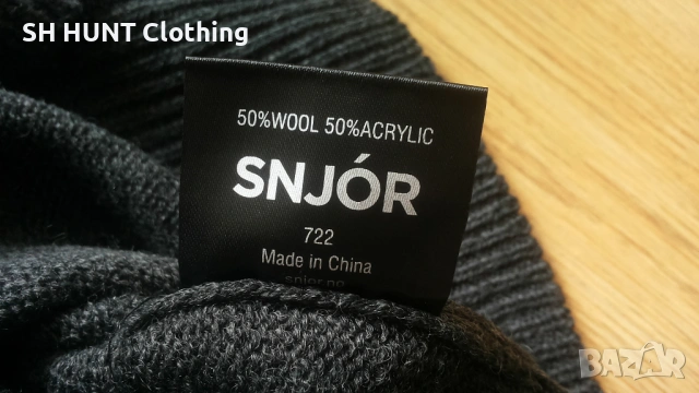 SNJOR Sweater 50% Wool размер L / XL блуза 50% Вълна - 2530, снимка 18 - Пуловери - 54167110