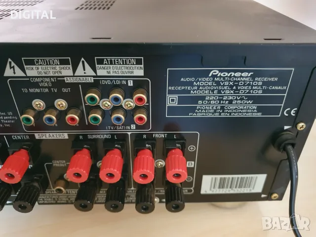 Ресийвър Pioneer VSX-D710S, снимка 5 - Ресийвъри, усилватели, смесителни пултове - 55544271