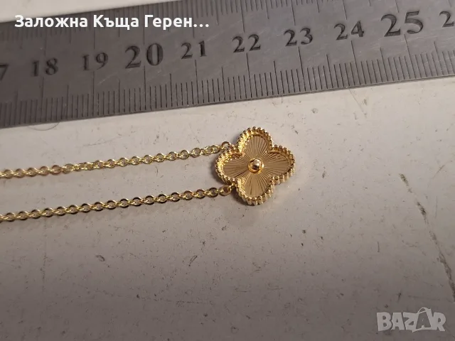Златно Колие - 4,82гр. - 14к., снимка 3 - Колиета, медальони, синджири - 55348350