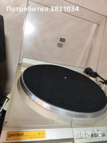 Продавам работещ грамофон Garrard B-20, снимка 3 - Грамофони - 54420207
