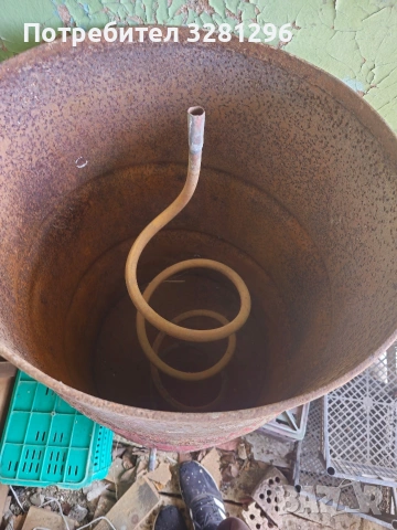 Варел с медна серпентина за ракия