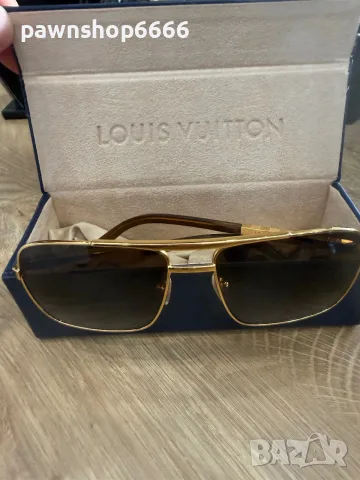 Оригинални мъжки слънчеви очила Louis Vuitton Attitude (Z0259U) – Златисти