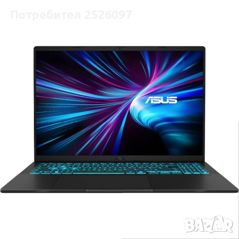 НОВ ASUS V16/WUXGA 144Hz/RTX 5070/7 240H/1TB NVMe/16GB 5600MHz, снимка 3 - Лаптопи за игри - 54798901