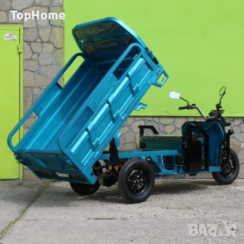Електрическа Товарна Триколка HEAVY CARGO 2000W СИНЯ