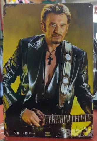 Johnny Hallyday-метална табела (плакет)