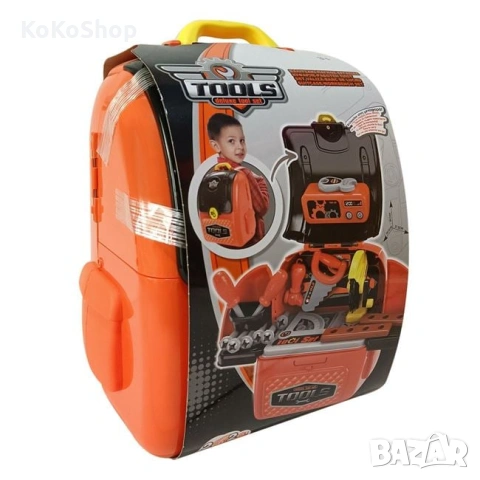 Детска работилница  - работен плот с инструменти за деца, снимка 3 - Образователни игри - 54247804