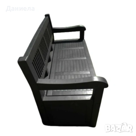 Градинска пейка ракла 2 в 1 – Водоустойчива кутия за съхранение 280L с удобна седалка до 160 кг, снимка 9 - Маси - 54779898