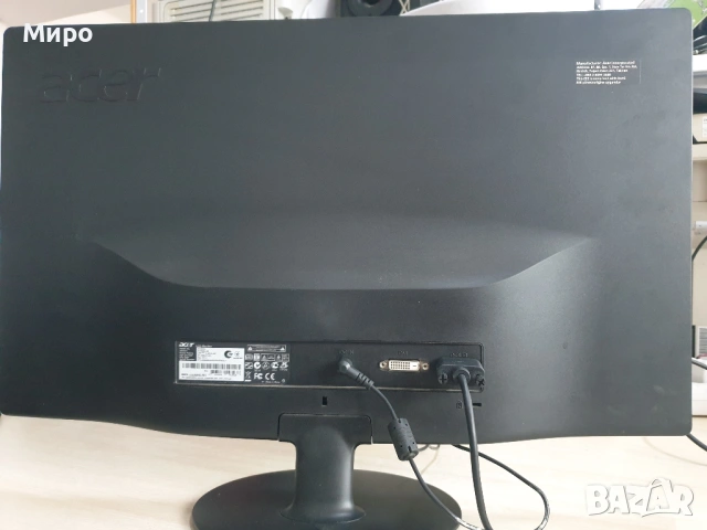 Монитор ACER 24", снимка 2 - Монитори - 54651169