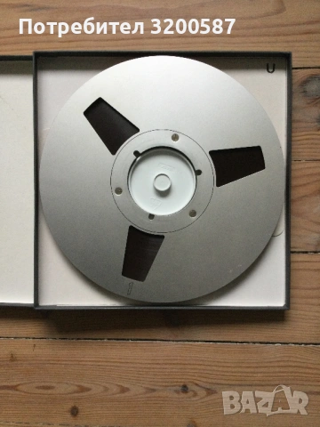 3 бр. Метална магнетофоннa ролка BASF 26,5 cm, снимка 4 - Декове - 53963933
