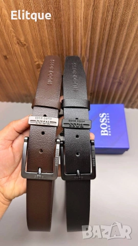 колани hermes Louis Vuitton Gucci Tommy Hilfiger от естествена кожа в кутия , снимка 3 - Колани - 54396948