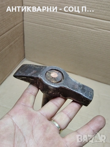 Соц Стар Каменоделски Чук 0.630кг. НОМЕР 1736., снимка 5 - Антикварни и старинни предмети - 53951957