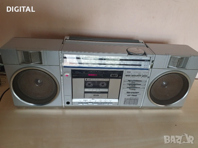 Касетофон SHARP GF-7500, снимка 5 - Радиокасетофони, транзистори - 54948328