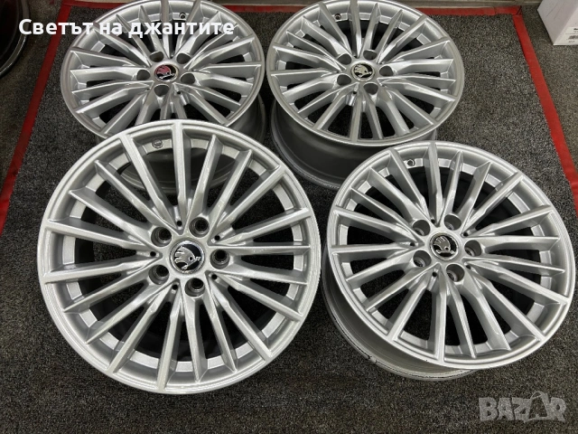 Джанти 17 Цола 5х112 Audi A4 A5 A6 Skoda VW Passat Tiguan Golf Touaran Caddy Skoda , снимка 6 - Гуми и джанти - 53637022
