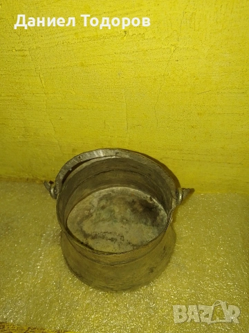 Старо Медно Калайдисано Менче, Котле., снимка 5 - Антикварни и старинни предмети - 49441087