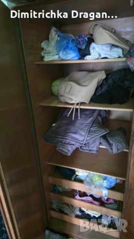 Стар запазен гардероб , снимка 2 - Гардероби - 54323385