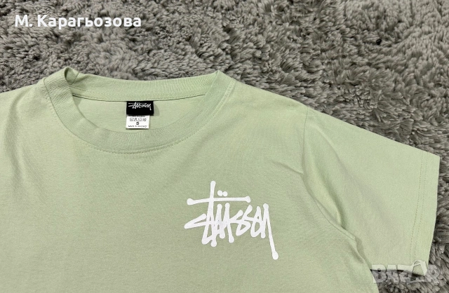 Мъжка тениска Stussy Basic Tee, Размер S, снимка 4 - Тениски - 55168897