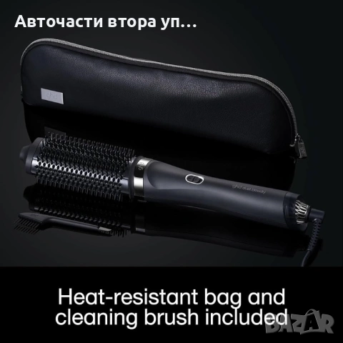 Сешоар с кръгла четка GHD Duet Blowdry, черен, голям обем, дълготрайни резултати, снимка 5 - Сешоари - 54622107