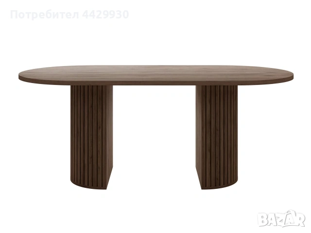 Comfivo Ulma Table (Walnut) for dining (or office). New, (one week old) from Mebeli bg., снимка 2 - Маси - 55274963