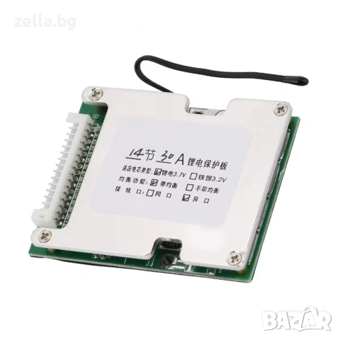 BMS 14S 52V 30A Li-Ion – Защита и балансиране за електрически велосипеди и тротинетки 10415, снимка 12 - Друга електроника - 54692967