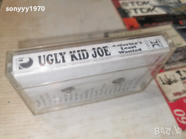 UGLY KID JOE 1992 UNISON TAPE 1106261257H2E6R, снимка 8 - Аудио касети - 54865989