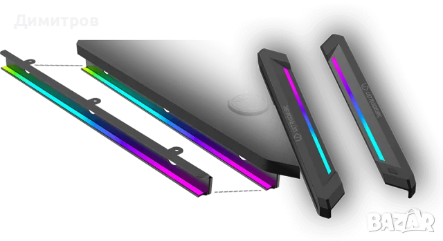 Геймърско Бюро Ultradesk Space XXL RGB 18м Гаранция, снимка 9 - Бюра - 55675472