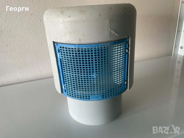 PVC отдушник / вентилационна решетка за баня, кухня и WC – въздуховод