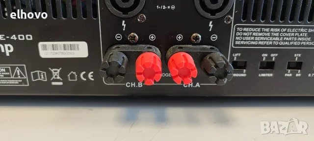 Крайно стъпало The t.amp E-400, снимка 2 - Ресийвъри, усилватели, смесителни пултове - 55584632
