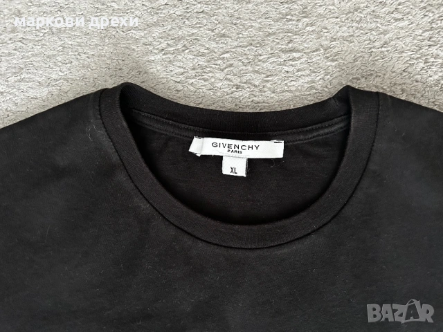 Givenchy Paris Embroidery Black , снимка 8 - Тениски - 54901084