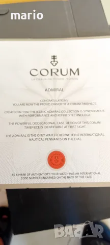 Corum Admiral’s Cup Chronograph 44 Split Seconds (Full Set) мъжки часовник, снимка 10 - Мъжки - 55493970
