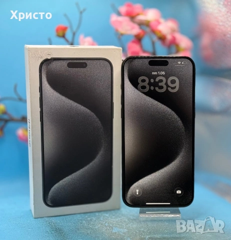 Apple iPhone 15 Pro Max, 256GB, 5G, Black Titanium  , снимка 7 - Apple iPhone - 54386327