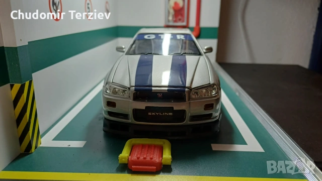 Мащабни модели коли 1:18 / GT-SPIRIT Ford Mustang GTD / MOTORMAX Nissan Skyline R34, снимка 4 - Колекции - 54911522