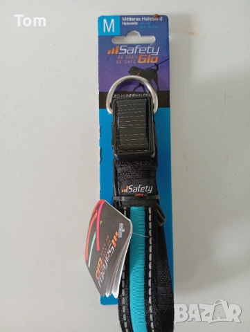 Светещ нашийник за куче Safety Glo (соларен) Продавам чисто нов светещ нашийник за куче Safety Glo., снимка 4 - За кучета - 54628741