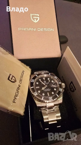 Pagani design PD1661,Rolex Submariner хомаж, японски механизъм