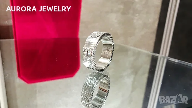 CARTIER Love Unlimited White Gold Дамски Пръстен, снимка 7 - Пръстени - 55703089
