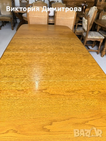 Разтегателна трапезна маса 2,60 м. , снимка 7 - Маси - 54128654