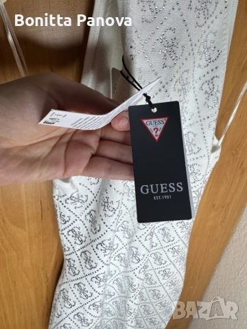 Рокля с камъни на Guess, снимка 4 - Рокли - 54661736