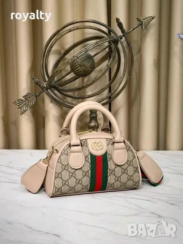 Gucci Нова Дамска Кожена Чанта Гучи Различни Цветове 