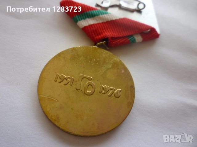 Медал Орден, снимка 3 - Антикварни и старинни предмети - 54514494