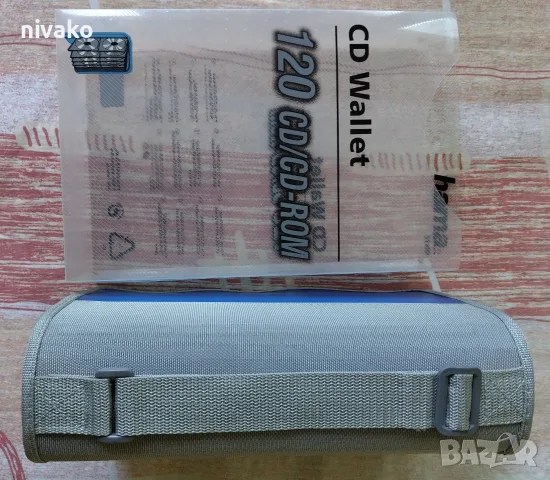 Продавам нов класьор (органайзер, калъф, чанта, портфейл) за CD/DVD Hama за 120 диска, снимка 4 - CD дискове - 55330423