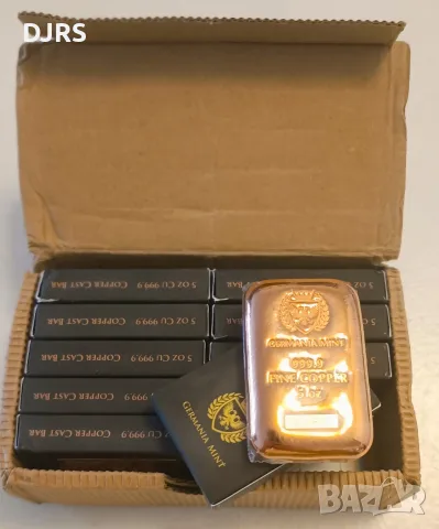 Инвестиционно КЮЛЧЕ (мед) - 5oz (сертификат) Germania Mint, снимка 6 - Нумизматика и бонистика - 55493558