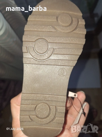 НОВИ сребристо-розови ботички George - р-р 27, снимка 6 - Детски боти и ботуши - 53780274