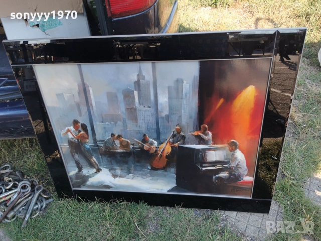 OIL EFFECT PRINT 95X75СМ КАРTИНА ВНОС ENGLAND 2706261813L4, снимка 7 - Други ценни предмети - 55071459