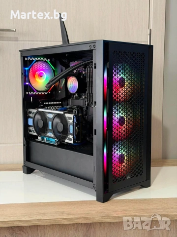Геймърски компютър Ryzen 5 5600x, GTX 1080, 32GB, водно охлаждане, снимка 8 - Геймърски - 55191694