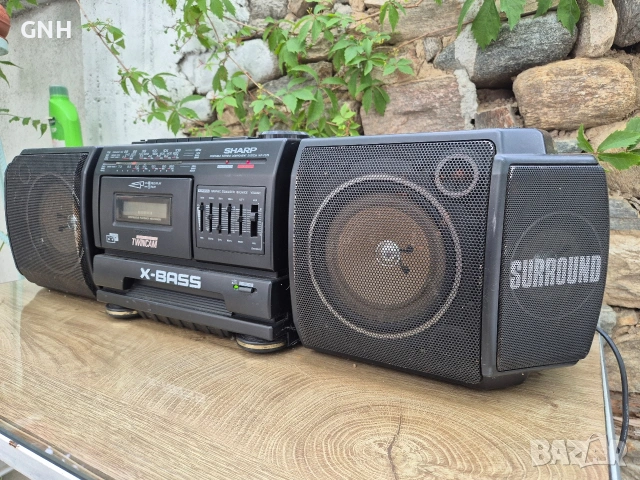 Радиокасетофон Sharp WF-T379Z(BK), снимка 4 - Радиокасетофони, транзистори - 55191117