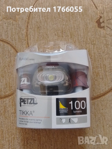 Челник Petzl Tikka 100 lumens