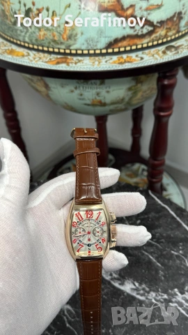 Мъжки часовник Franck Muller Conquistador Cortez Chronograph Gold
