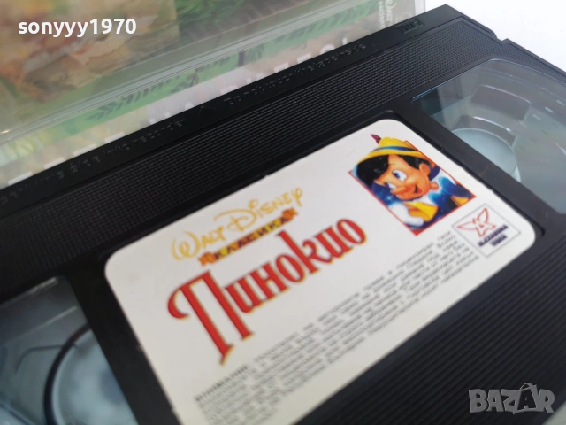 ПИНОКИО-ORIGINAL VHS VIDEO TAPE 0807260726L1, снимка 10 - Други жанрове - 55195124