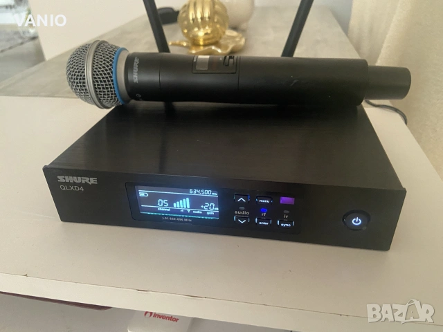 SHURE QLXD24E/B58 - Вокален Безжичен Микрофон в Добро Състояние Цена в Евро Без Бартери 