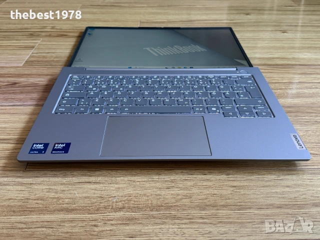 ThinkBook 14 G8`Core Ultra 7 255H/16GB DDR5/512GB NVMe/WUXGA 1920x1200/Батерия 10ч/Гаранция, снимка 4 - Лаптопи за работа - 54828618