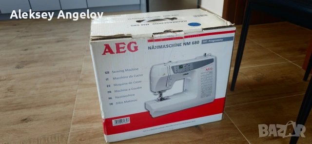 Шевна машина AEG, снимка 2 - Шевни машини - 54995972